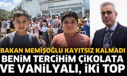 Bakan Memişoğlu, Ispartalı çocukların isteğini kırmadı