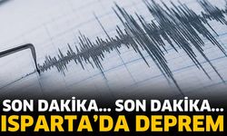 Isparta'da deprem