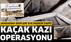 Kaçak kazı operasyonu! 1 gözaltı
