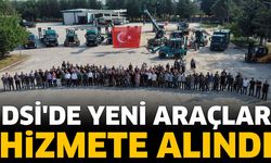 DSİ'de yeni araçlar hizmete alındı