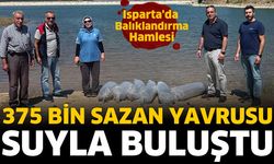 Isparta'da iç sulara sazan takviyesi