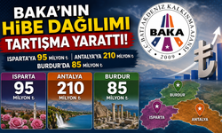 BAKA’nın Son Bir Yıllık Hibe Dağılımı Tartışma Yarattı: Isparta’ya 95 Milyon ₺ Antalya’ya 210 Milyon ₺