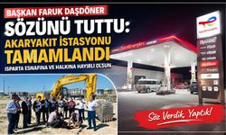 Başkan Faruk Daşdöner Sözünü Tuttu: Akaryakıt İstasyonu Tamamlandı