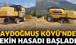 Aydoğmuş Köyü’nde Ekin Hasadı Başladı