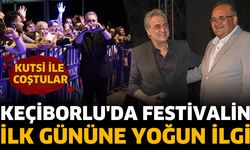 Keçiborlu'da Festivalin İlk Gününe Yoğun İlgi