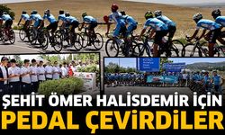 Şehit Ömer Halisdemir için pedal çevirdiler