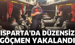 Isparta'da düzensiz göçmen yakalandı