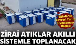 Eğirdir'de akıllı atık sistemi hizmette
