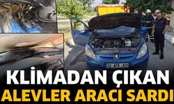 Otomobilde Korkutan Yangın