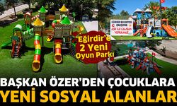 Başkan Özer’den Çocuklara Yeni Sosyal Alanlar