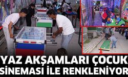 Yaz akşamları çocuk sineması ile renkleniyor