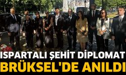 Ispartalı Şehit Diplomat Brüksel'de Anıldı