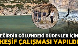 Eğirdir Gölü'ndeki Düdenler için Keşif Çalışması Yapıldı