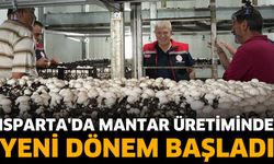 Isparta'da mantar üretiminde yeni dönem başladı