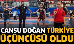 Cansu Doğan Türkiye üçüncüsü oldu