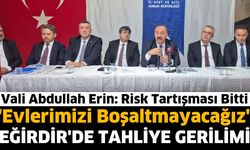 Tahliye kararı verilen evlerin sahipleriyle toplantı yapıldı