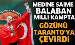 Medine Saime Balaban milli kampta
