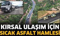 Kırsal ulaşım için sıcak asfalt hamlesi