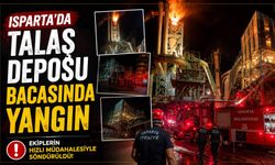 Talaş Deposu Bacasında Yangın