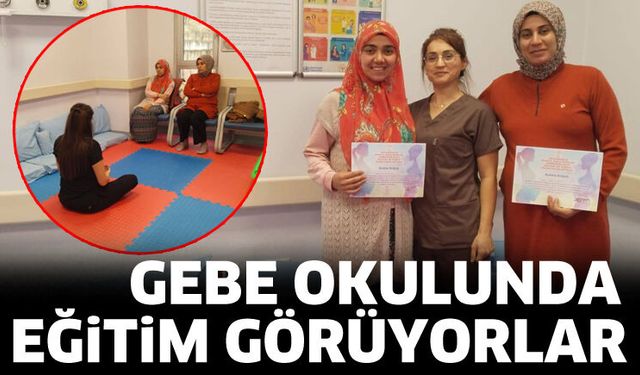 Anne adayları Gebe Okulunda eğitim görüyor