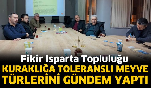 Kuraklığa toleranslı meyve türleri gündemde