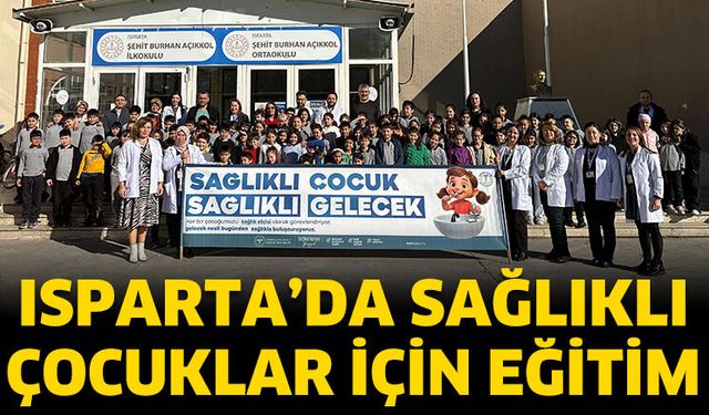 Sağlık ekipleri çocuklar için sahada