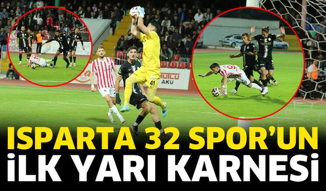 Isparta 32 Spor'un ilk yarı karnesi