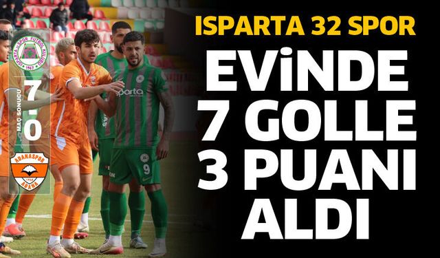 Isparta 32 Spor evinde yendi