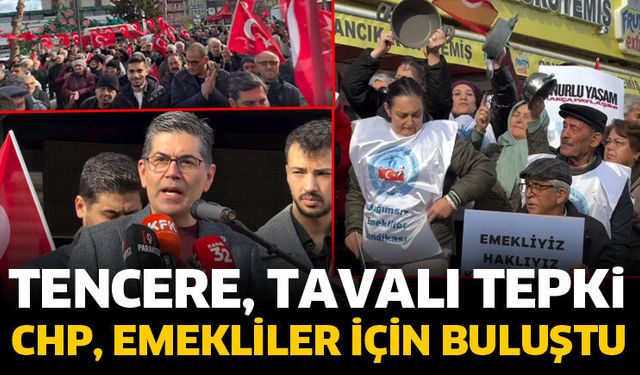 CHP, emekliler için meydana indi