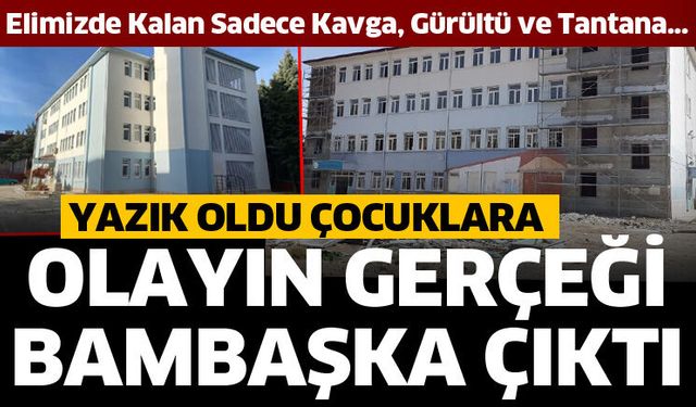 Yazık oldu çocuklara! Kavga, gürültü, tantana yaratıldı