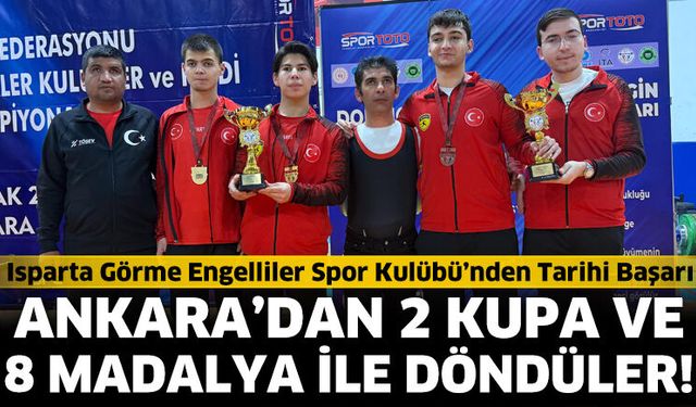 Isparta Görme Engelliler Spor Kulübü’nden Tarihi Başarı