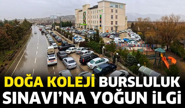 Doğa Koleji Bursluluk Sınavına yoğun ilgi
