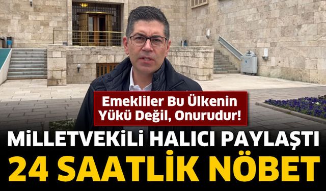 Emekliler için 24 saatlik nöbet