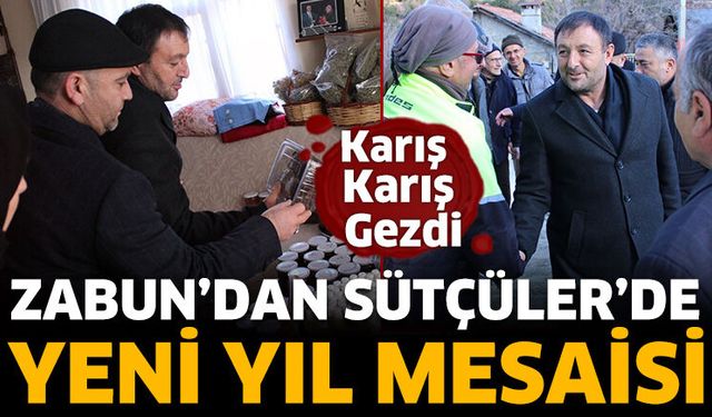 Zabun 2026’ya Sütçüler Ziyaretleriyle Başladı