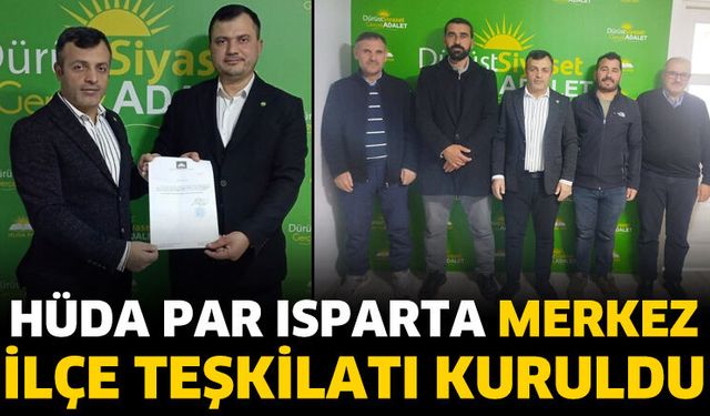 HÜDA PAR Isparta Merkez İlçe Teşkilatı Kuruldu