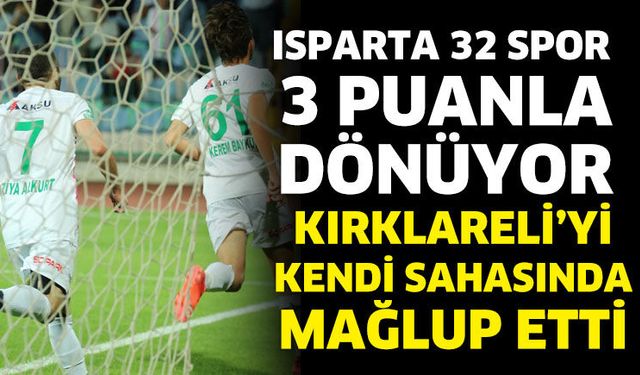 Isparta 32 Spor 3 Puanla Dönüyor