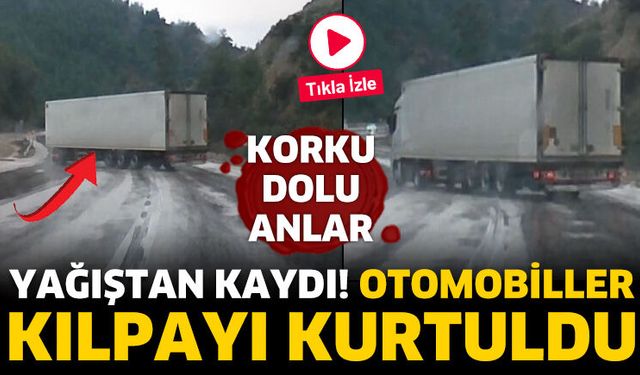 Dereboğazı Yolunda Korku Dolu Anlar