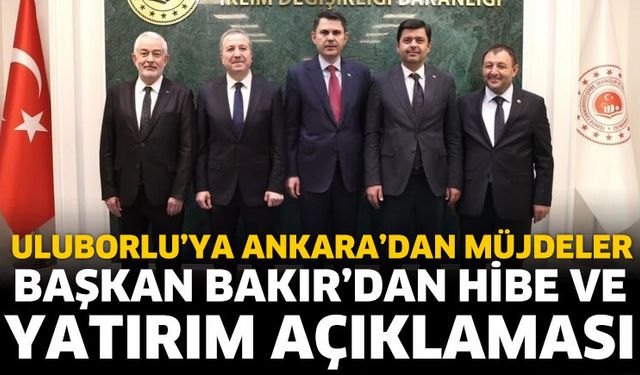 Başkan Bakır’dan Hibe ve Yatırım Açıklaması
