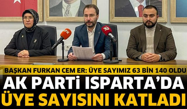AK Parti Isparta’da Gücünü Artırdı