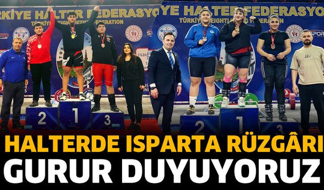 Halterde Isparta rüzgârı