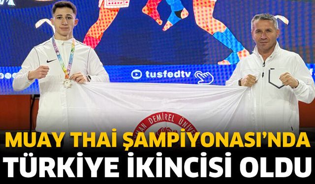 Muay Thai Şampiyonası”nda Türkiye İkincisi Oldu