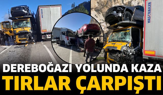Dereboğazı Yolunda Kaza