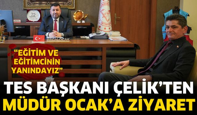 Türk Eğitim-Sen’den İl Milli Eğitim Müdürüne Ziyaret