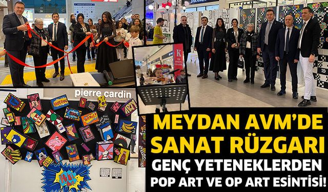 Genç Yeteneklerden Pop Art ve Op Art Esintisi!