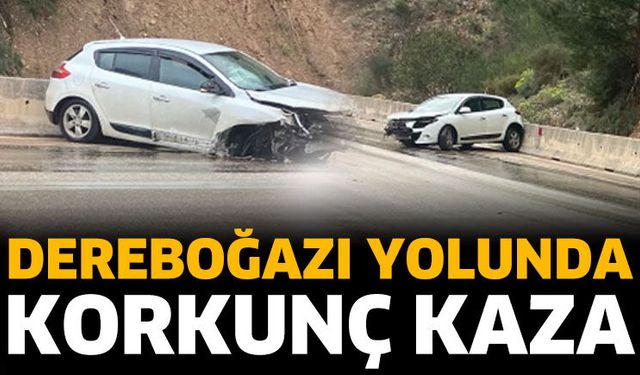 Dereboğazı yolunda korkunç kaza