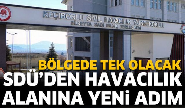 SDÜ’den Havacılık Alanına Yeni Adım