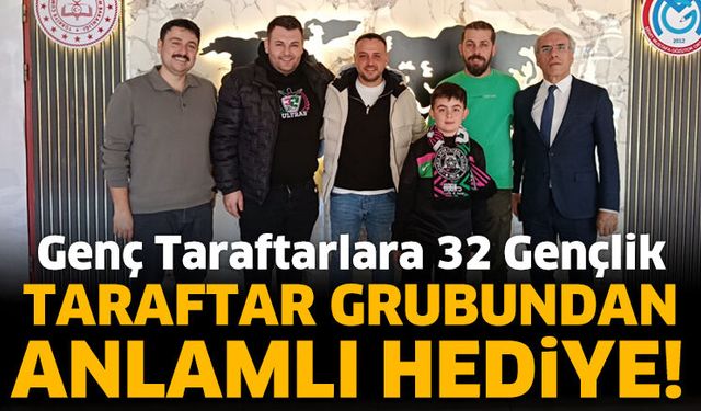 32 Gençlik taraftar Grubundan Anlamlı Hediye!