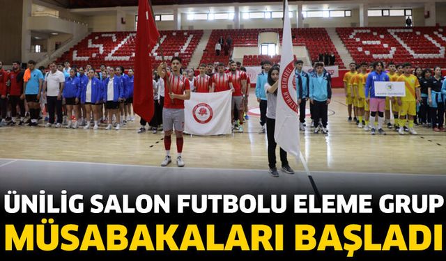 Ünilig Salon Futbolu Eleme Grup Müsabakaları Başladı
