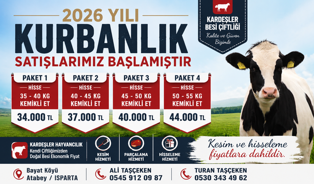 KARDEŞLER BESİ ÇİFTLİĞİ’NDE  KURBANLIK SATIŞLARI DEVAM EDİYOR