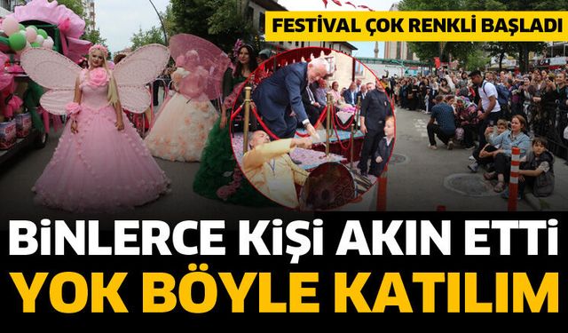 Festival çok renkli başladı